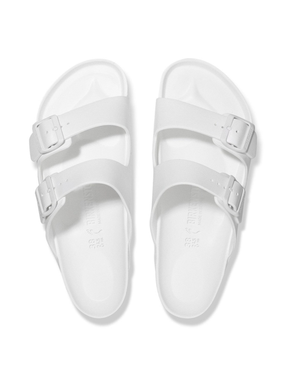 Birkenstock 7.5 EVA Arizona Double Buckle Slide Sandals Beach Pool Casual Preppy